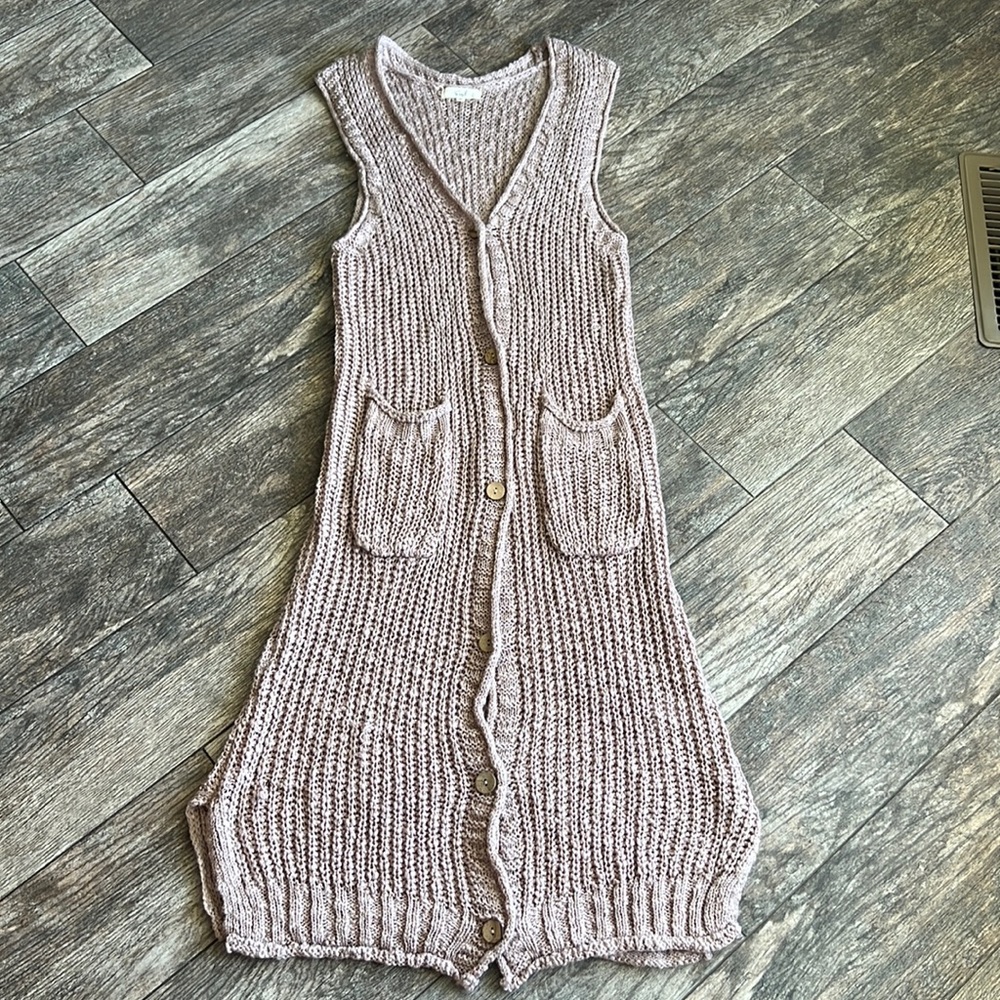 Easel maxi sweater vest